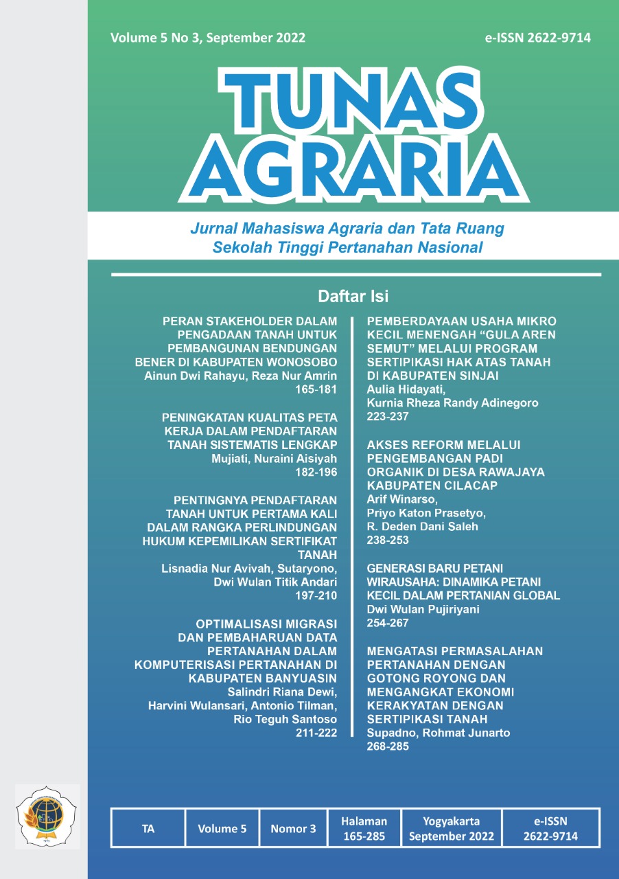 					View Vol. 5 No. 3 (2022): Sept-Tunas Agraria
				